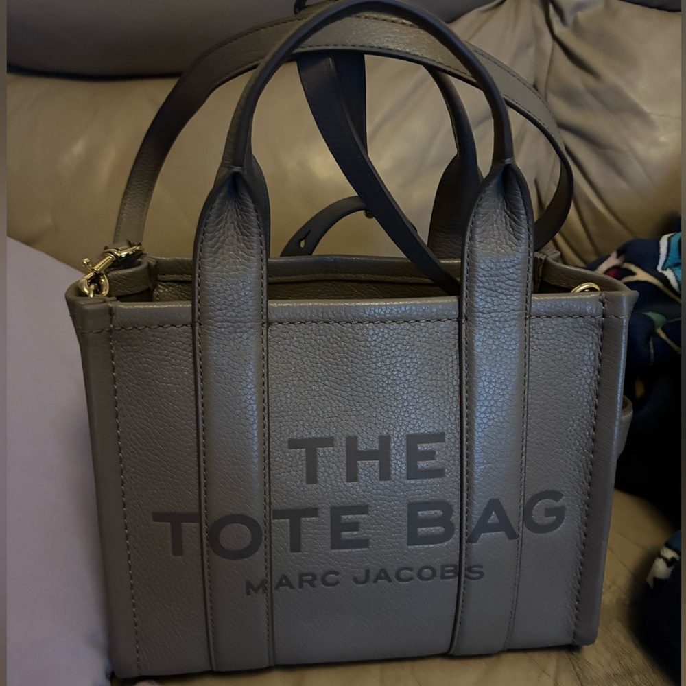 Marc Jacobs Cement Leather Tote, NWOT